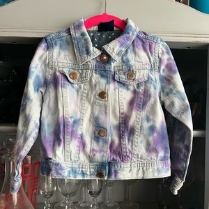 Tie Dye Jean Jacket